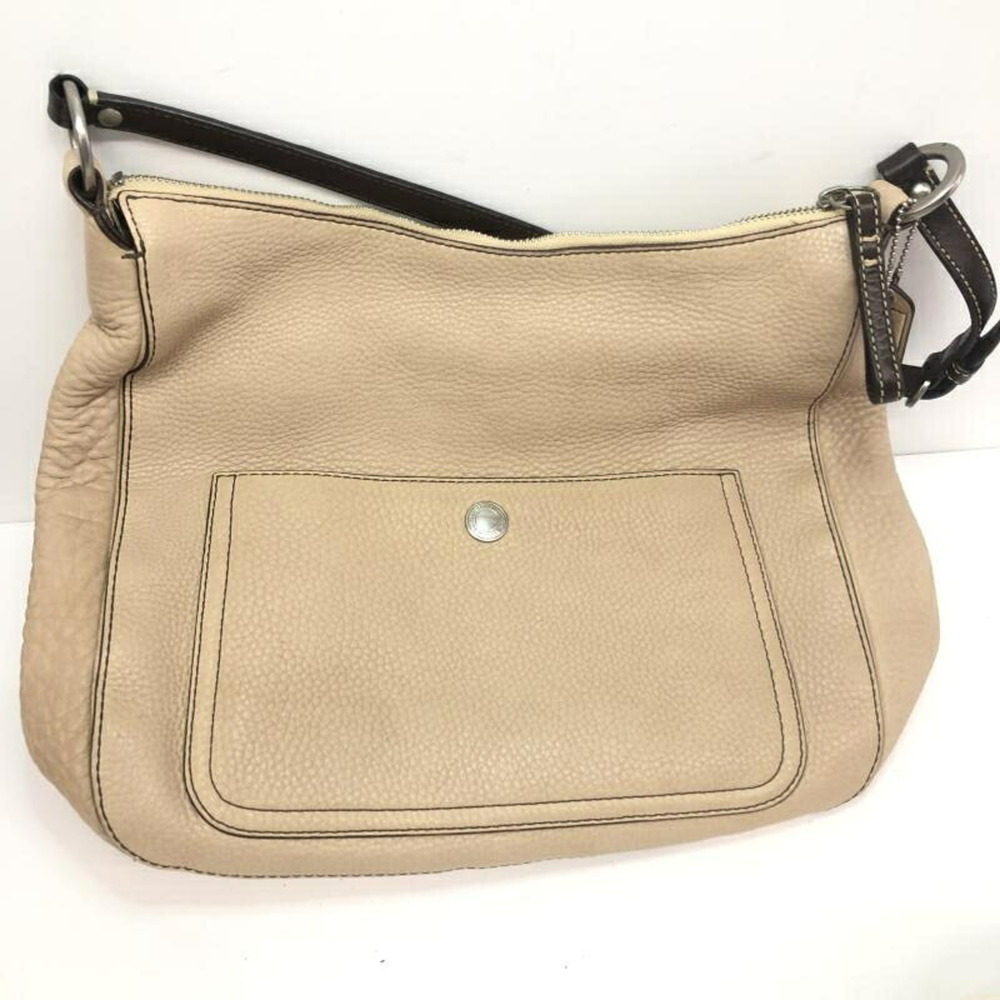 COACH Shoulder Bag, Beige, F10891